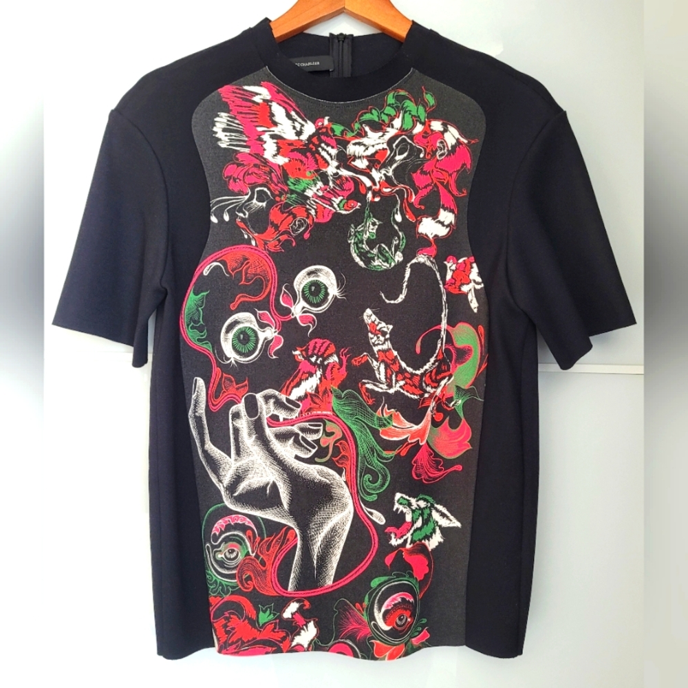 Cedric Charlier Short Sleeve Sweat Top